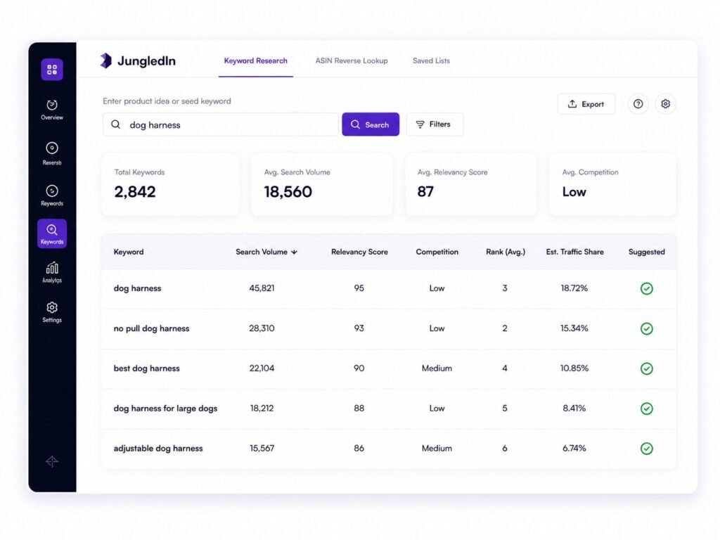 Keyword & ASIN Research